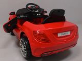 Elektrické autíčko M4 Červené pre deti, vstup MP3,USB, diaľkový ovládač 2.4 GHz