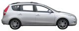 Strešný nosič YAKIMA silver Hyundai i30 cw 2007-&gt;2012