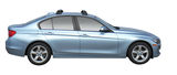 Strešné nosiče YAKIMA BMW 3 Series ,2012 - 2015 ,4dr Sedan