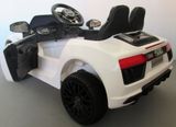 Elektrické autíčko pre deti Audi R8 Spyder biele 1 miestne