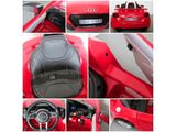 Elektrické detské autíčko AUDI TT červené