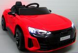 Elektrické detské autíčko AUDI E-tron GT červené