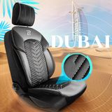Autopoťahy pre Seat Ateca 2016-up DUBAI_Čierne 2+3