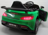 Elektrické detské autíčko Mercedes GTR - S zelené