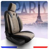 Autopoťahy pre Renault Clio (IV) 2012-2019 PARIS_Béžové 2+3