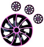 Puklice pre Nissan Quad 15&quot; Pink &amp; Black 4ks