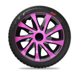 Puklice pre Audi Draco CS 14&quot; Pink &amp; Black 4ks