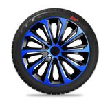 Puklice pre Ford Strong 16&quot; Blue &amp; Black 4ks