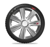 Puklice pre Suzuki GTX Carbon 14&quot; Silver 4ks