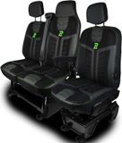Autopoťahy pre Renault Master 3 ZENIT_Zelené 1+2