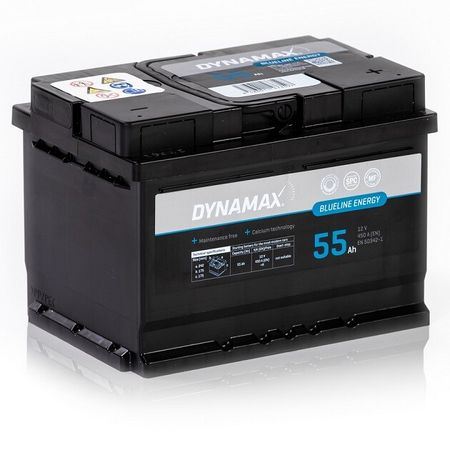 Autobatéria Dynamax Blueline Asia 55 Ah, 450 A, ľavá