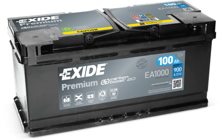 Autobatéria Exide Premium Carbon Boost 100 Ah, 900 A, pravá