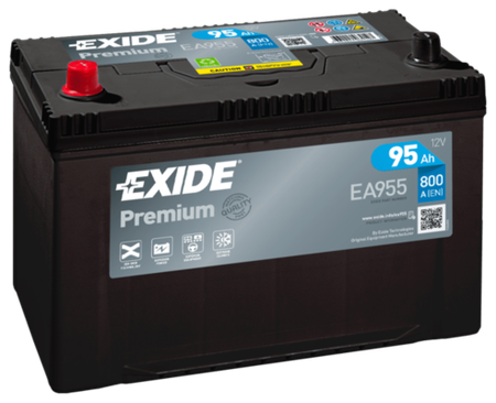 Autobatéria Exide Premium Carbon Boost 95 Ah, 800 A, ľavá