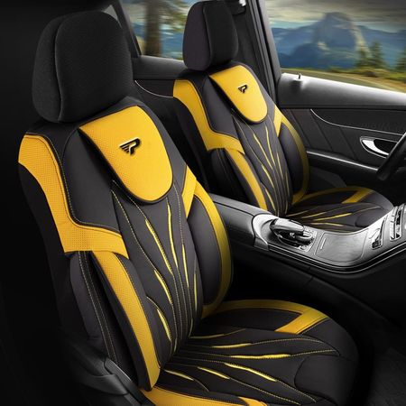 Autopoťahy pre BMW X3 G01 2017-up PARS_Žlté 2+3