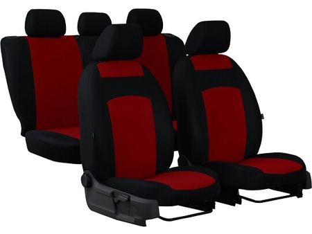 Autopoťahy pre Dacia Logan (II) 2012-2020 Classic Plus - červené 2+3