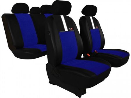 Autopoťahy pre Dacia Logan (II) 2012-2020 GT8 - modré 2+3