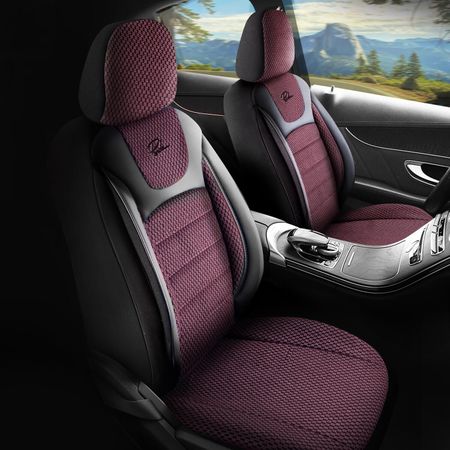 Autopoťahy pre Ford Fiesta (Mk8) 2017-up PRESTIGE_Bordové 2+3