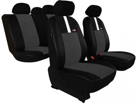 Autopoťahy pre Honda Jazz (III) 2013-2020 GT8 - tmavosivé 2+3