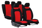 Autopoťahy pre Mazda 3 (III) 2013-2018 CARO červené 2+3