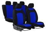 Autopoťahy pre Seat Leon (III) 2013-2020 CARO modré 2+3