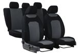 Autopoťahy pre Seat Leon (III) 2013-2020 CARO sivé 2+3