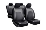 Autopoťahy pre Seat Toledo (IV) 2012-2018 Design Leather sivé 2+3