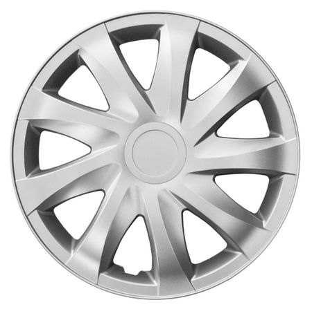 Puklice pre Audi Draco 15" Silver 4ks