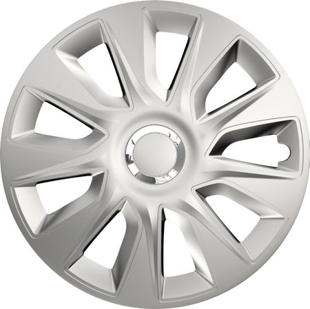 Puklice pre Audi Stratos RC 15" Silver 4pc set