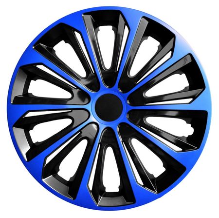 Puklice pre Dacia Strong 16" Blue & Black 4ks