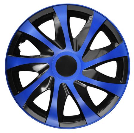 Puklice pre Peugeot Draco CS 14" Blue & Black 4ks