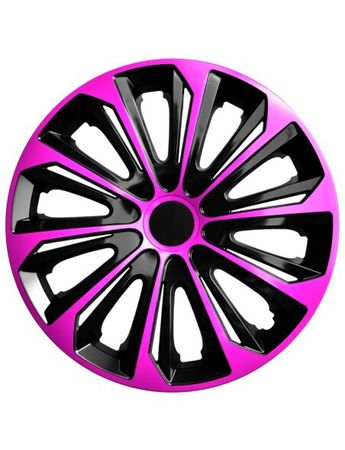 Puklice pre Alfa RomeoStrong 15" Pink & Black 4ks