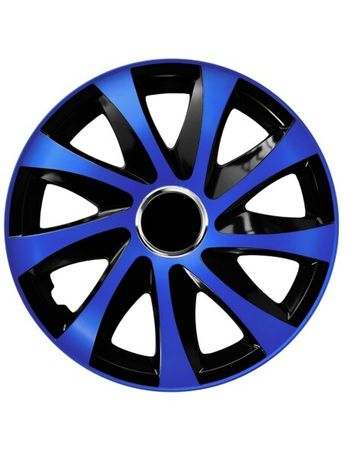 Puklice pre Audi DRIFT extra blue/black 14" 4ks set