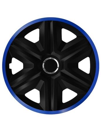 Puklice pre Audi FAST LUX blue 15" 4ks set