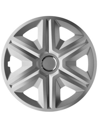 Puklice pre Audi FAST silver 15" 4ks set