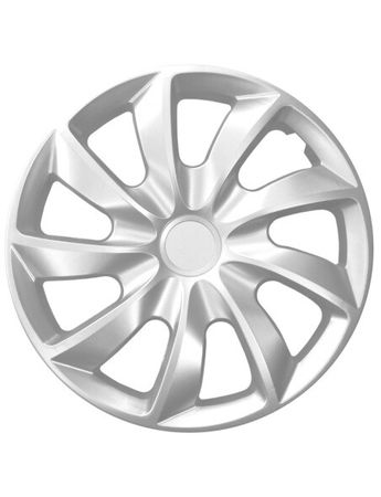 Puklice pre Audi QUAD Silver 15" 4ks set