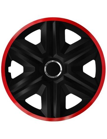 Puklice pre Ford FAST LUX red 16" 4ks set