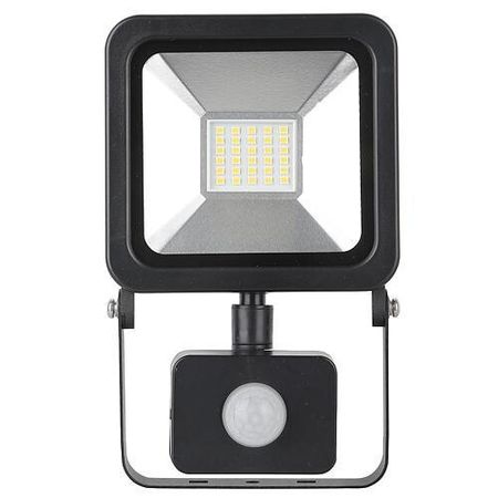 Reflektor so senzorom pohybu, Floodlight LED AGP, 20W, 1600 lm, IP44
