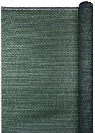 Tieniaca tkanina zelená POPULAR.NET 1,2x10 m, HDPE, UV, 150 g/m2, 85%