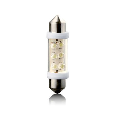 Žiarovka LED SV8,5 WHITE 12V 36mm VECTA